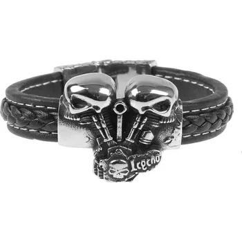 Náramek náramek Double Skull