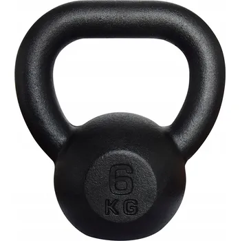 Kettlebelle Kawmet 6 kg černý