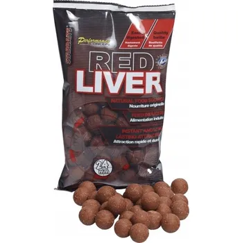 Nástraha Boilies Starbaits - Red Liver 24mm 800g