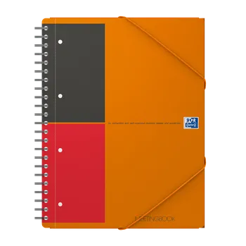 Blok spirálový Oxford International Meetingbook A4+, 80 listů, linkovaný