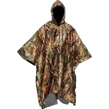 Pláštěnka K&M pončo D012 Kamufláž ke kolenům, univerzální velikost