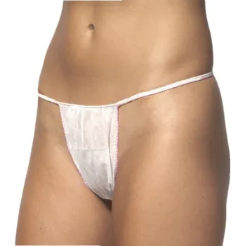 Kalhotky Dámské Tanga na jedno použití z netkané textilie JafraNails, 100 kusů