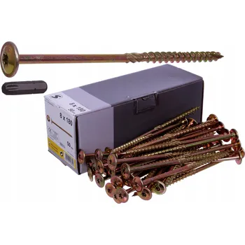 Vrut VRUT DO DŘEVA S LÍMCEM NA TORX, POZINKOVANÝ 10