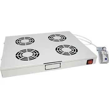 Počítač ROLINE 19" Ventilační jednotka, 4 ventilátory, termostat, šedá - 26.21.0107