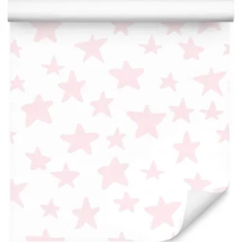 Tapeta Tapeta na zeď do dětského pokoje – pastelové hvězdy
