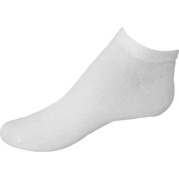 Dámské ponožky Dámské kotníčkové ponožky do tenisek z bavlny 5 párů bílá barva SANDRA SAFA Velikost: 36-40