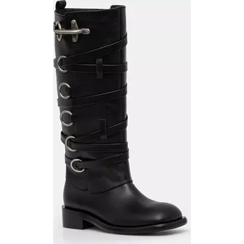 Dámské kozačky Kožené kozačky Andersson Bell Harness Boots, 39, černá, 99X
