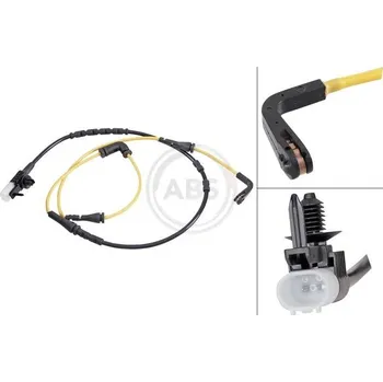 Brzdová destička Výstražný kontakt, opotřebení obložení A.B.S. 39983