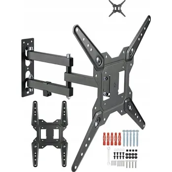 Televizní držák OTOČNÝ POHYBLIVÝ DRŽÁK NA TELEVIZOR 42CL5EA SHARP, PEVNÝ NÁSTĚNNÝ VĚŠÁK