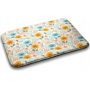 Koupelnová předložka Koupelnová předložka Kobereček Měkký Květinový vzor