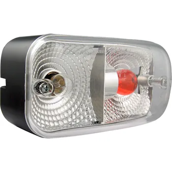 Přídavný světlomet Světlo Zetor přední levé 162x77 (blinkr, pozička,12V) AMP kabel 15cm, 39801