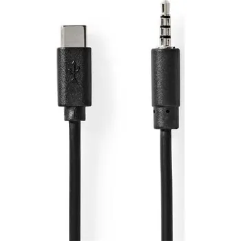 Audio kabel Kabel USB-C - Jack 3,5mm NEDIS CCGB65950BK10