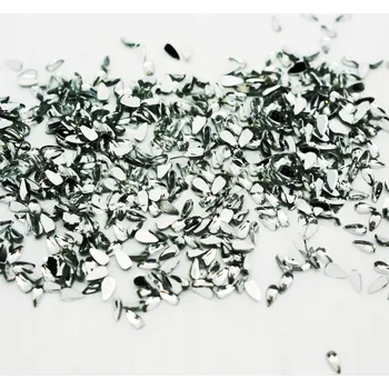 Zirkony na nehty bezbarvé 2mm x 4mm 1000 kusů