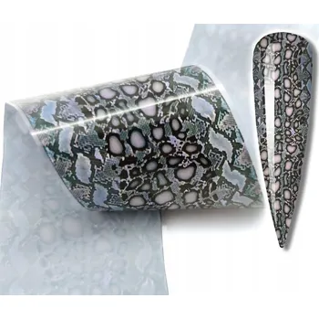 FÓLIE NA NEHTY TRANSFEROVÁ 100cm x 4cm HADÍ KŮŽE