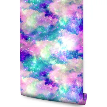 Fototapeta Tapeta barevný vesmír do pokoje pro mládež