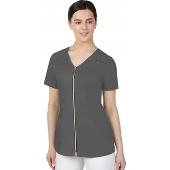 Dámské sako 34 DÁMSKÝ ZDRAVOTNICKÝ BLEJZR halenka NA ZIP kosmetický PLÁŠŤ 379