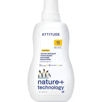 Prací gel ATTITUDE Prací gel s vůní citronové kůry 1050 ml