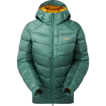 Dámská péřová bunda Rab Glaceon Pro Jacket Barva: Eucalyptus/Green Slate, Velikost: L