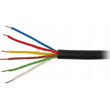 elektrický kabel Kabel kulatý, alarmový, instalační YTDY Mercor 6 x 0,5