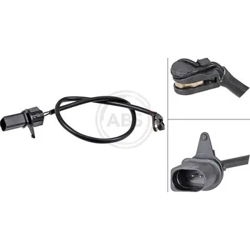 Brzdová destička Výstražný kontakt, opotřebení obložení A.B.S. 39919