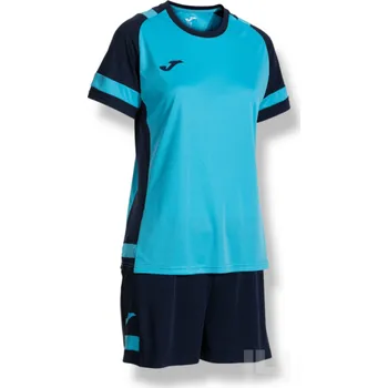 Dámský komplet JOMA LIDER, barva zářivě tyrkysová - tmavě modrá, velikost XL