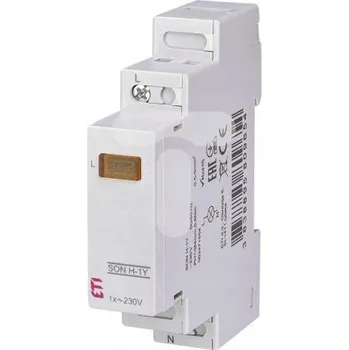 elektrický kabel Indikátor přítomnosti napětí - kontrolka (1 x žlutá LED) SON H-1Y