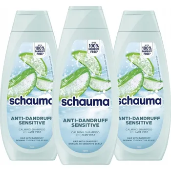 Šampon Schauma Šampon na Vlasy Proti Lupům Anti-Dandruff Sensitive 400ml x3
