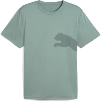 Pánské tričko PUMA - M TAD BIG LOGO TEE PÁNSKÉ FUNKČNÍ TRIKO MINT ZELENÉ 526721-30L