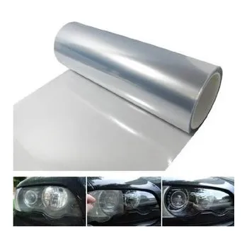 Průhledná ochranná fólie na světla průsvitná čirá 100x16cm