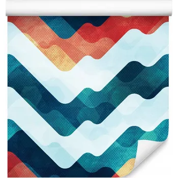 Fototapeta Dekorativní tapeta ABSTRAKTNÍ Linie Tvar Vlny