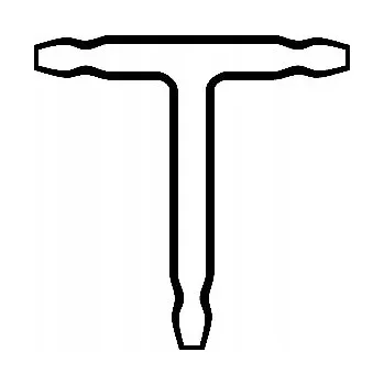 PP T-kus pro hadice fi 10 mm