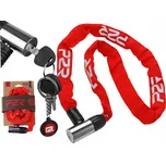 Zámek na kolo řetězový P2R AVENIR 4x1100mm červený