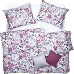 SCANquilt povlečení ART JERSEY monet růžovofialová 140 x 200/70 x 90 cm 183864435