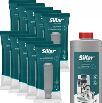 Kávovar Sada Sillar pro kávovary Krups / Nivona: 10x vodní filtr + odvápňovač 1l