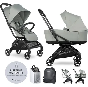 Kočárek EASYWALKER kočárek kombinovaný Rockey S Fresh Green