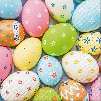Papírový kapesník Ubrousky TaT 33x33cm Family Eggs