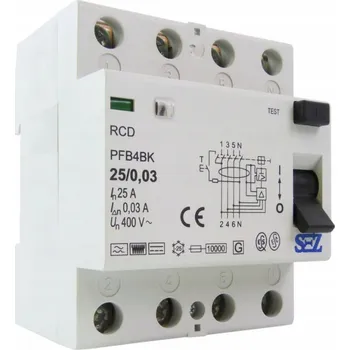 Proudový chránič Proudový chránič SEZ Krompachy PFI4BK25-030