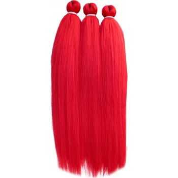 Příčesek Syntetické vlasy 3 copánky Kanekalon PRE-STRETCHED