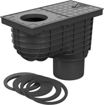 kanalizační vpusť CHUDĚJ Lapač - gajgr Velikost: Lapač - gajgr boční D110 325 D, 4/120