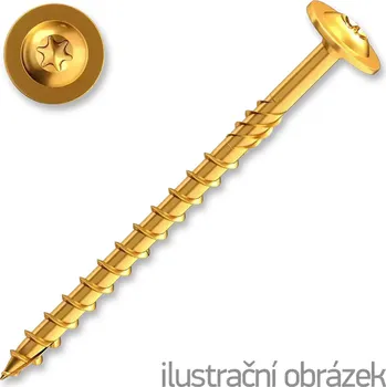 Vrut Vrut konstrukční s talířovou hlavou Velikost: Vrut konstrukční 5,0x40 talíř.hl. TX25 ZZ