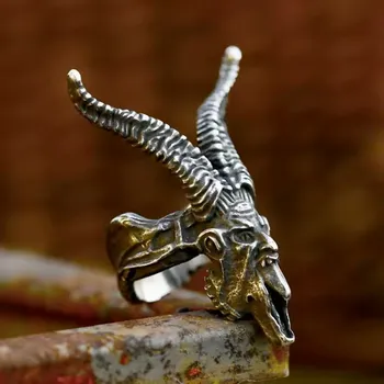 Prsten prsten Skull Satan Sheep - 12