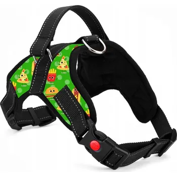 Postroj pro psa SILNÉ POSTROJE PRO PSA BEZ TLAČENÍ, NASTAVITELNÉ, POHODLNÉ, LEHKÉ XS 34-44 cm