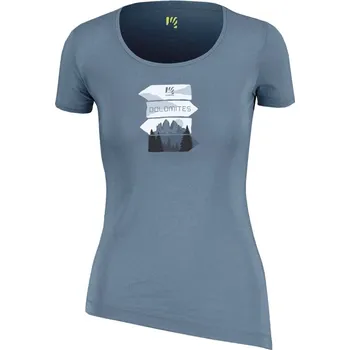 Dámské tričko KARPOS W Direction T-Shirt, Windw.Blue/Bright White velikost: S