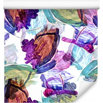 Fototapeta Tapeta do ložnice Abstraktní vzor AKVAREL 3D