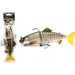 Gumová nástraha FOX RAGE Replicant Jointed 15cm 60g - Silver Ghost