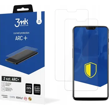 Pouzdro na mobilní telefon 2x Fólie 3mk na displej, pokrývající celou plochu pro OnePlus 6