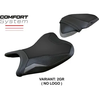 Moto sedlo TPZ Italia potah sedla Kawasaki Ninja 250 (18-19) Rainha comfort model potah sedla: bez loga 2GR (grey)