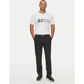 Dámské kalhoty BOSS Kalhoty z materiálu T_Commuter 50534303 Černá Slim Fit 48