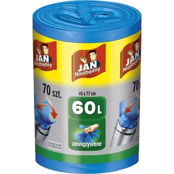 Obraz Worki Na Śmieci Zawiązywane Jan Niezbędny 60x76 cm 60 litrů 70 Kusů