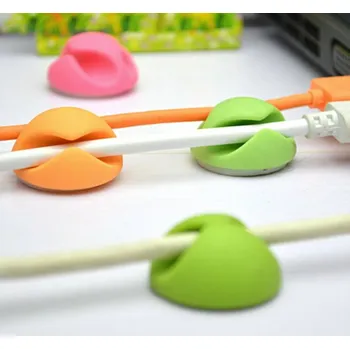 Příslušenství pro čtečku elektronické knihy Organizér na kabely a vodiče - kuličky, 6 ks, žlutá barva